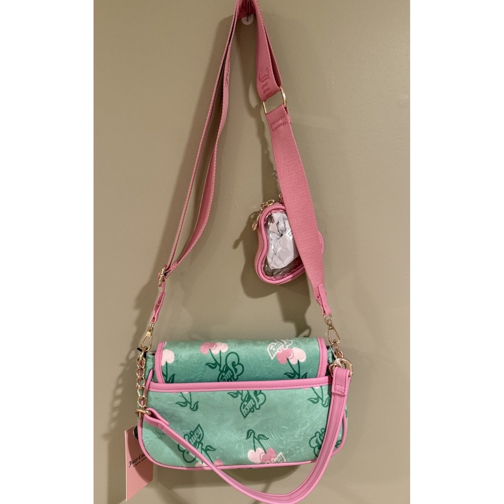 Juicy Couture Cherry Green Shoulder Bag NWT - Picture 6 of 7